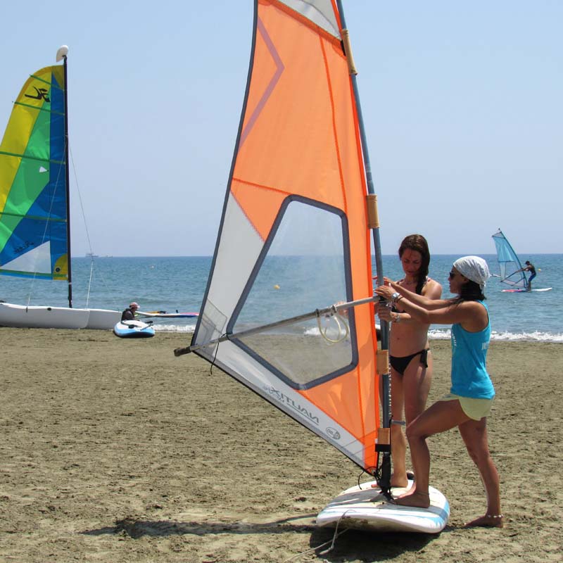 Best outdoor activities in Cyprus Larnaca- windsurfing