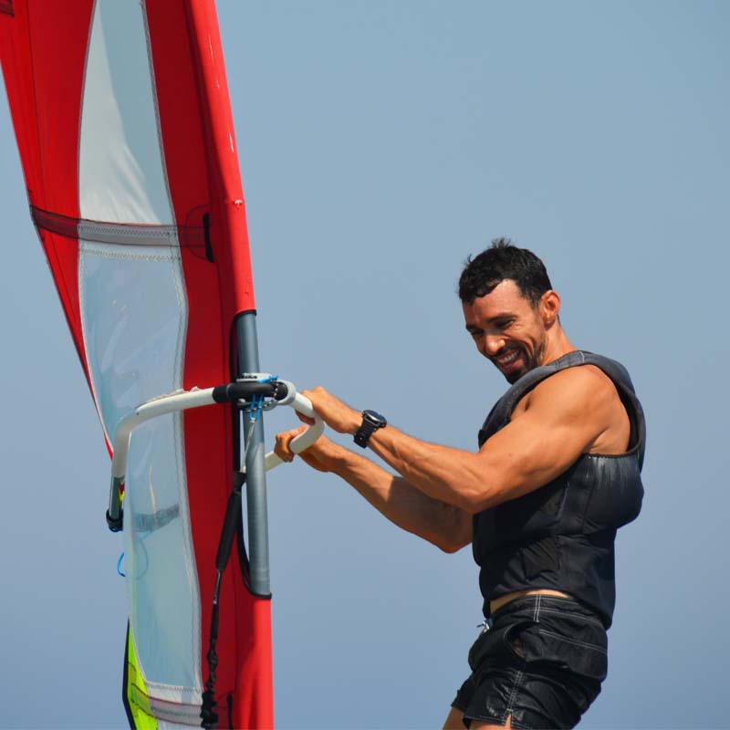 Best outdoor activities in Cyprus Larnaca- windsurfing