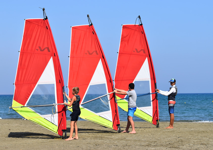 windsurfing lessons Cyprus Larnaca