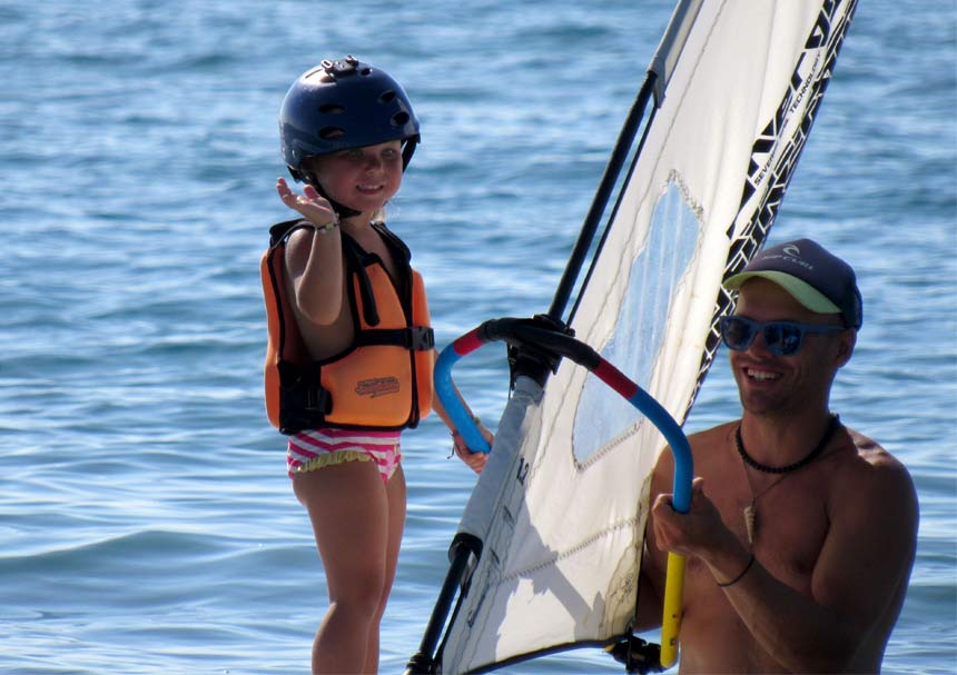 kids windsurfing lessons